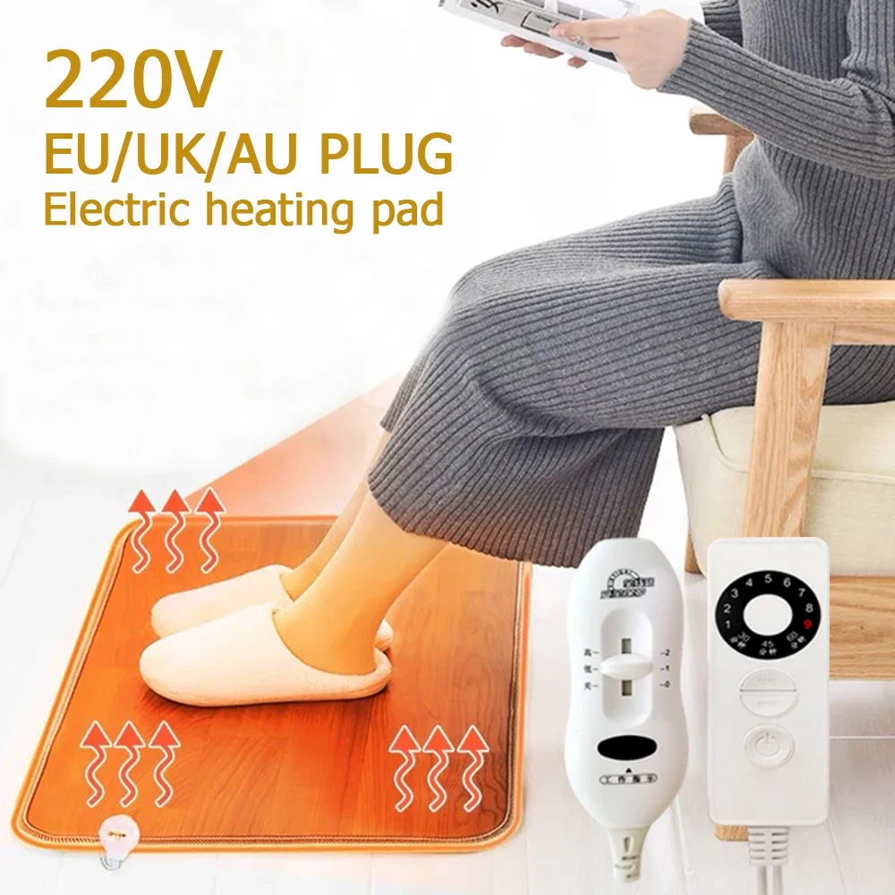 Image de Tapis chauffant électrique pour pieds - Confort hivernal au bureau ou à la maison
