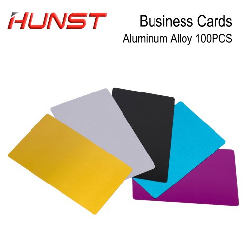 Imagen de Máquina de Grabado Láser Profesional para Tarjetas de Visita en Aleación de Aluminio - 100 Unidades por Lote, Personalización Multicolor y Diseño Elegante