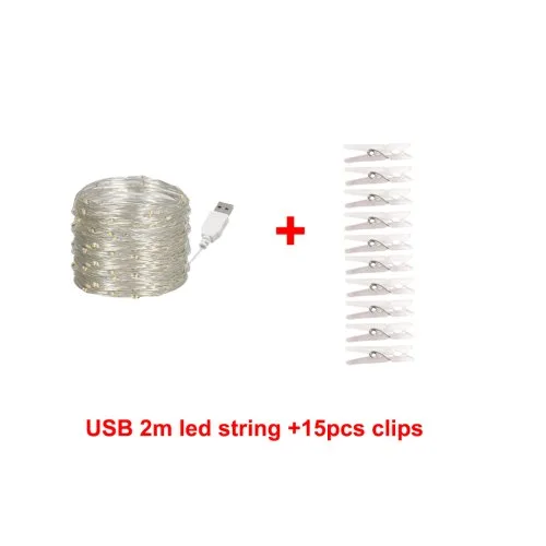 USB 2M 15Clips