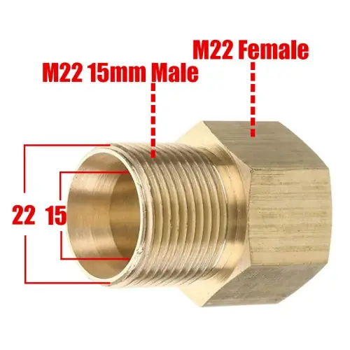 Image de Raccord Rapide M22 pour Nettoyeur Haute Pression