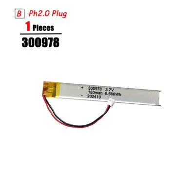 Image de Batterie LiPo 3.7V Prise PH2.0 - Rechargeable pour Divers Appareils