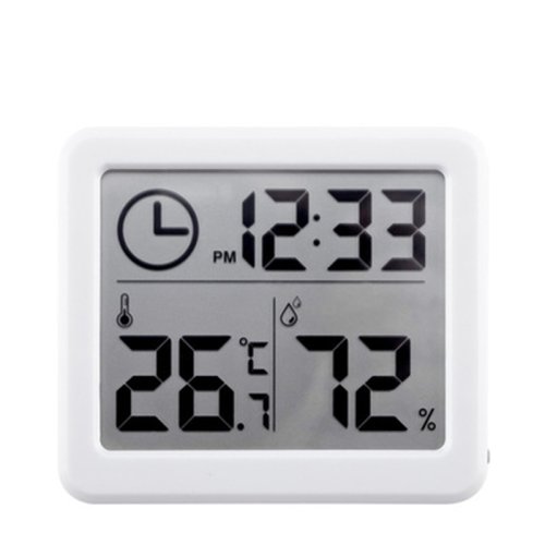 Digitale klok Bureauklok met temperatuur-vochtigheid Wandklokken voor thuis Keuken Bureau Decoraties NIDITON