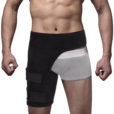 Image de Attelle de Hanche Compression - Soulagement Douleur Quadriceps & Sciatique