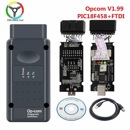 Image de Outil de Diagnostic Auto OP-COM V1.99 avec Puce PIC18F458 - Flash & Mise à Jour