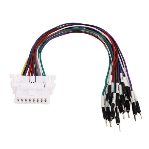 Imagen de Cable conector OBD2 de 16 pines, Cable adaptador de puente de diagnóstico de eliminación de código de detección de fallos sin soldadura