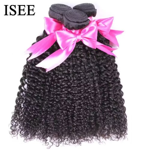 Image of Premium Brazilian Kinky Curly Remy Human Hair Weave Bundles – Natural Color, Soft & Full Body, Perfect for Black Women Seeking Luscious Extensions