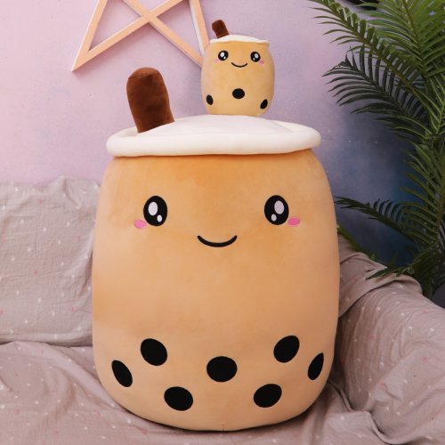 Afbeelding van Grote Melkthee Knuffel - 72 cm Pluche Speelgoed