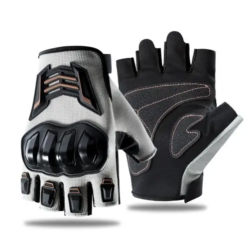Image de Gants Demi-Doigt Homme - Protection Moto & Vélo