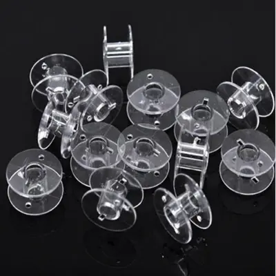 Image de Boîte de Rangement Transparente pour Machine à Coudre - 25 Pièces