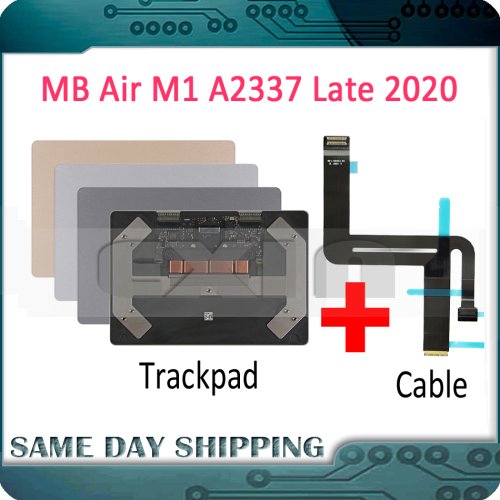 Imagen de Final de 2020 nuevo Trackpad táctil A2337 con Cable para Macbook Air 13 "M1 Retina A2337 Track pad Color dorado gris plateado EMC3598