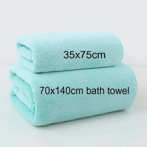 Image de Serviettes de Bain Gris Rose - Douces & Absorbantes