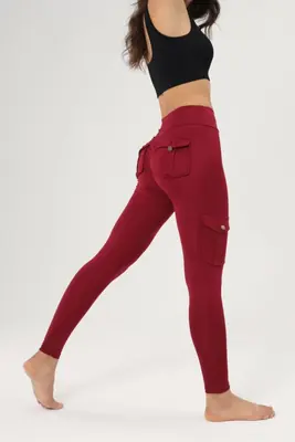 Image de Legging Yoga Taille Haute Amincissant - Couleur Chair