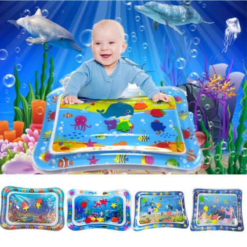 Image de Tapis d'eau Gonflable Été - Jeu Éducatif pour Bébés