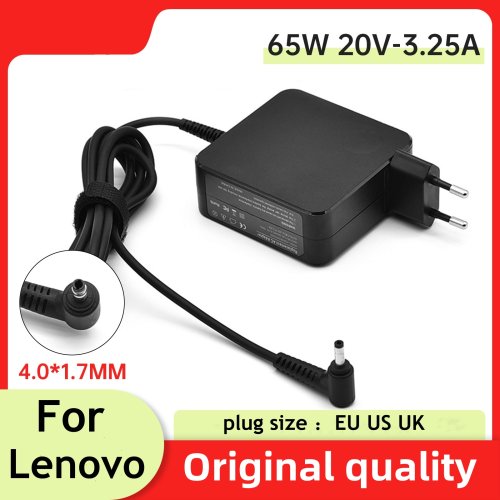 Immagine di 20V 3.25A 65W 4.0*1.7mm Adattatore CA Caricatore per laptop per Lenovo IdeaPad 330s 320 100-15 B50-10 YOGA 710 510-14ISK Redmibook 14 13