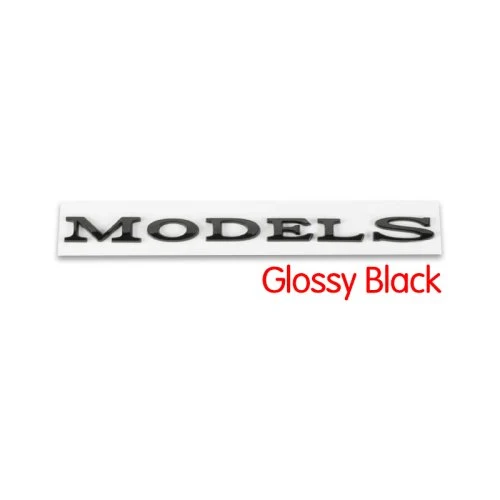 Model S glanzend zwart