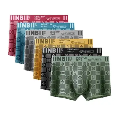 Image de Boxers Hommes Imprimés - Lot de 6 Culottes Confortables & Sexy