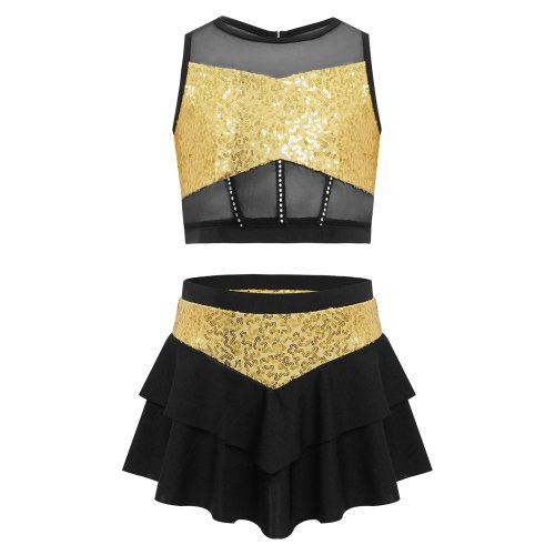 Image de Costume de Danse Étincelant pour Filles
