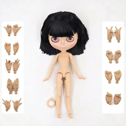 Afbeelding van Icy Dbs Blyth Pop 19 Gewrichten Lichaam 30Cm Pop Mat/Glossy Gezicht Pop Met Extra Handen Diy Speelgoed voor Meisjes