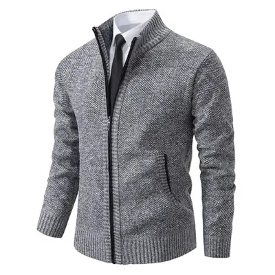 Manteau Homme Col Montant Chaud Automne-Hiver