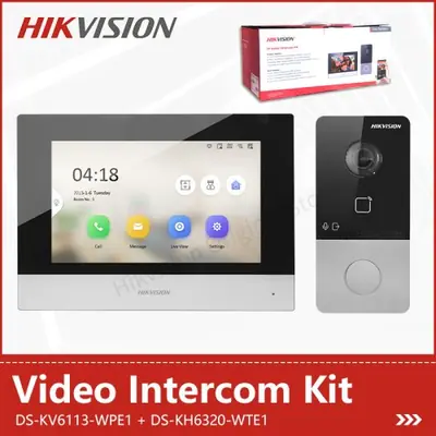 Image de Kit Interphone Vidéo 1080p Hikvision - Sonnette Connectée avec Caméra