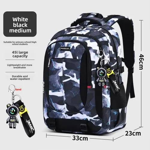 Image de Sac à dos scolaire astronaute orthopédique pour enfants