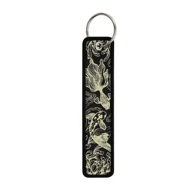 Image de Porte-clés Koi Brodé - Symbole de Bonne Chance