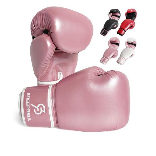 Imagen de Guantes de Boxeo para Niños, Mujeres y Hombres - 8, 10, 12, 14 y 16 oz - Ideales para Sparring, Muay Thai, MMA, Karate, Kickboxing y Entrenamiento de Puño