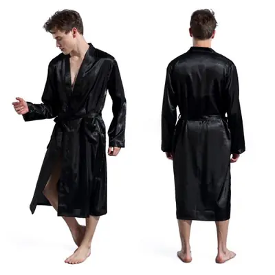 Image de Kimono de Marié Personnalisé en Soie Douce