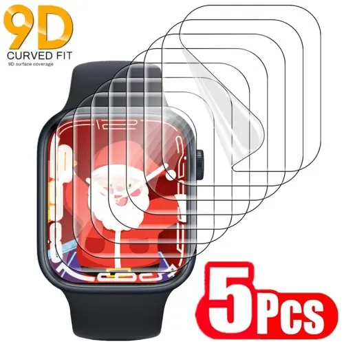 Image de Film hydrogel protecteur pour Apple Watch 38-49mm - 5 pièces