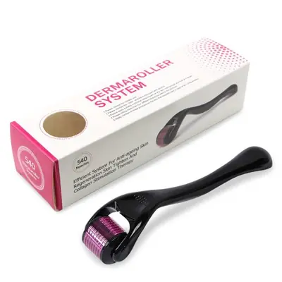 Image de Derma Roller Titanium 540 Aiguilles - Soins Anti-Âge & Réparation Cutanée