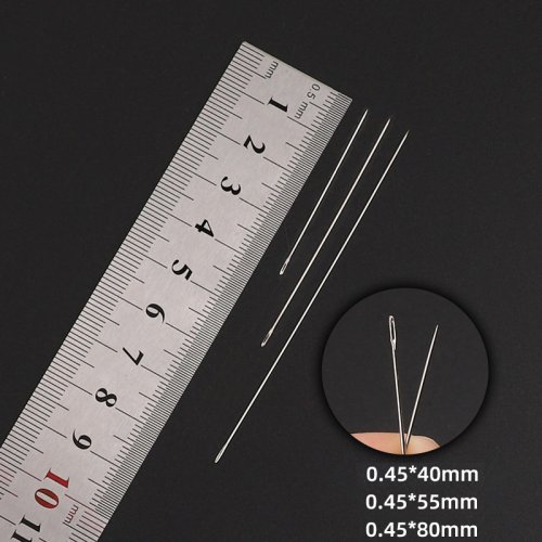 Afbeelding van 30 Stuks Metalen Kralen Naalden Voor Kralen Threading String Tamboer/Sieraden Armband Ketting Maken Pins Koord Gereedschap Pins diy