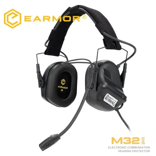 Zwart headset