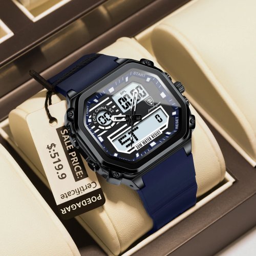 Imagen de Reloj Digital Deportivo con Doble Horario para Hombre