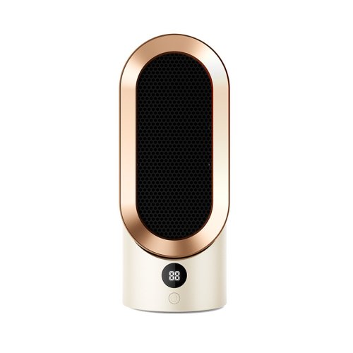 Immagine di Riscaldatore portatile Riscaldatore elettrico del ventilatore Mini radiatore Scaldino da tavolo Macc...