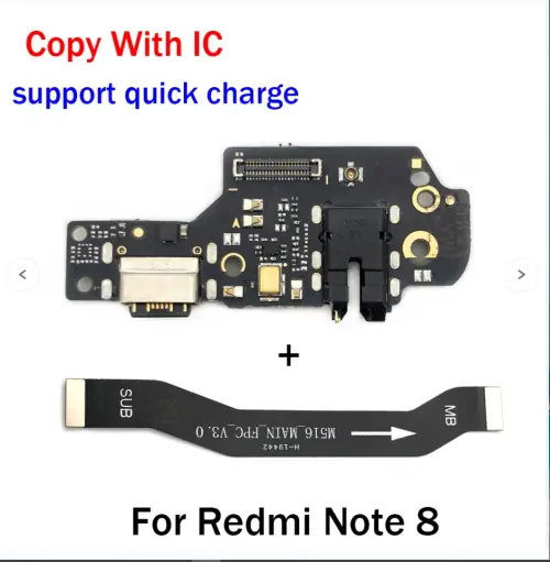 Image de Connecteur de Dock pour Xiaomi Redmi Note 7, 8, 9, 10, 12 Pro 4G/5G