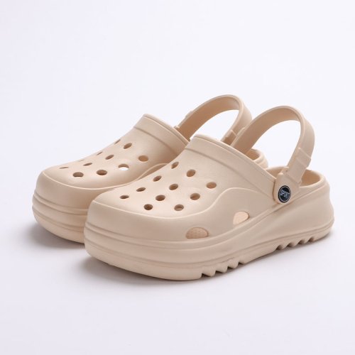 Afbeelding van Chunky Platform Klompen Schoenen voor Vrouwen Dikke Bodem Antislip Strand Sandalen Vrouw Zomer 2024 Mode Wiggen EVA Sandalen Slippers