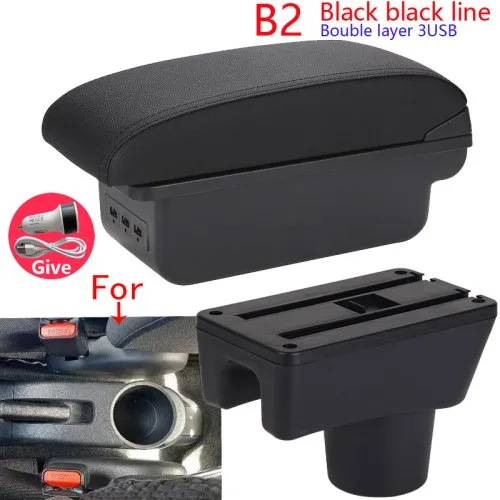 B2 czarny linia 3USB