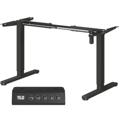 Image de Bureau Électrique Réglable en Hauteur - Télescope 2 Volets
