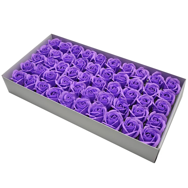 Image de 24 Roses Artificielles en Savon pour Décoration de Mariage