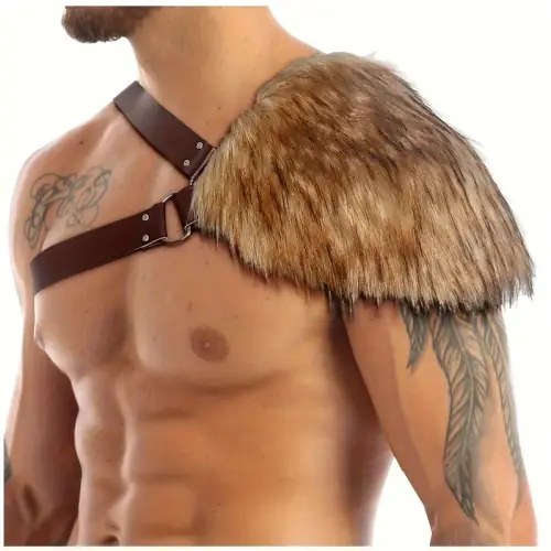 Image de Ceinture Viking Médiévale en Cuir - Accessoire de Rôle & Cosplay