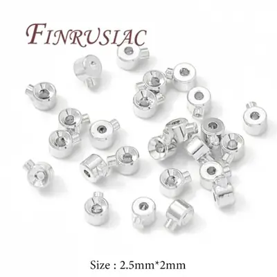 Image de Perles à Sertir Or 18K & Argent - Fournitures Bijoux DIY