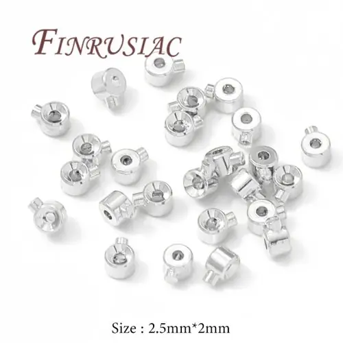 Image de Perles à Sertir Or 18K & Argent - Fournitures Bijoux DIY