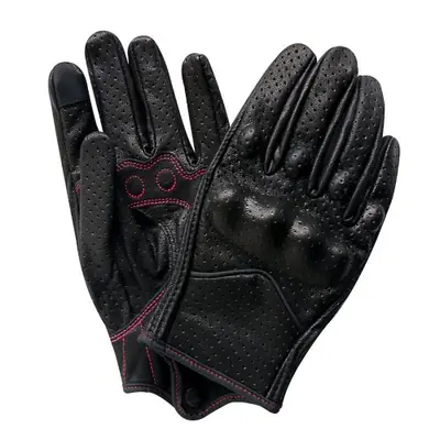 Image de Gants Moto Femme Cuir Tactile - Protection & Style