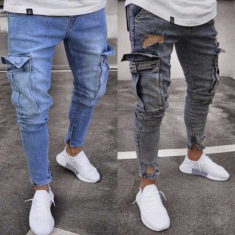 Immagine di Jeans Uomo Slim Fit Lavati - Stile Vintage 2025