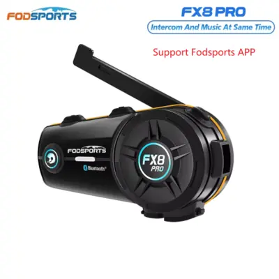 Image de Oreillette Bluetooth FX8 Pro pour Moto - Communication sans fil jusqu'à 2000m