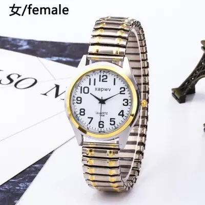 Image de Montre Couple Grand Cadran - Style Décontracté