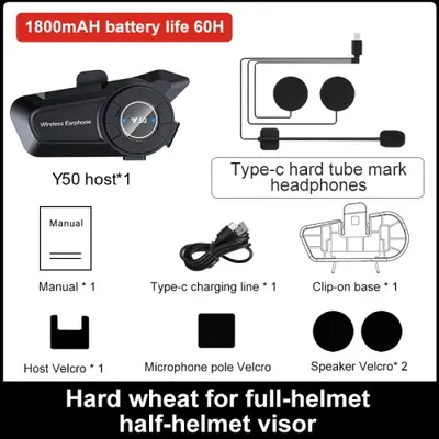 Image de Casque Bluetooth Moto Y50 - Écouteur Anti-Gel & Étanche IPX6