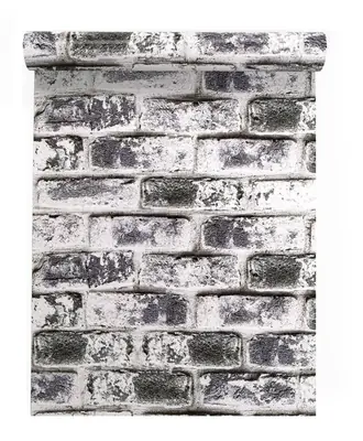 Image de Papier Peint Brique Rouge Auto-Adhésif