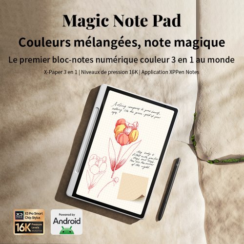 Zdjęcie XPPEN Magic Note Pad – Cyfrowy Notatnik 3 w 1 z Androidem 14
