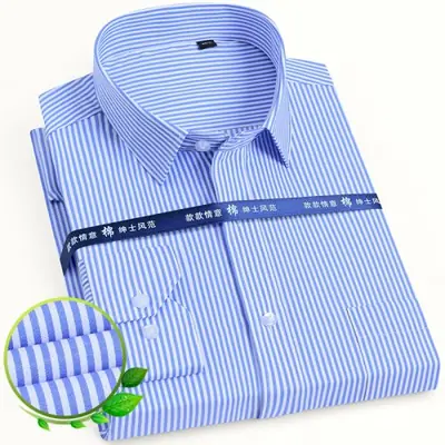 Image de Chemise Homme Classique à Manches Longues - Élégance & Confort